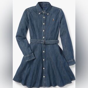 Ralph Lauren Blue Denim Shirt Dress